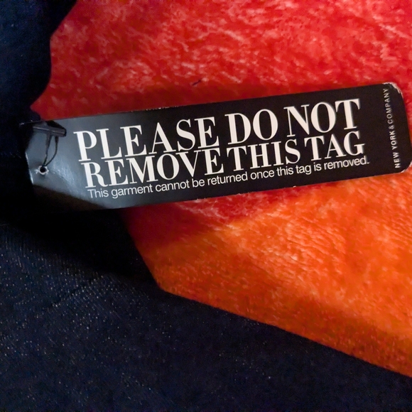 NWT! New York & Co. Dark Blue Denim Floral Embroidered Dress Midi Shirtdress MED - Picture 5 of 15